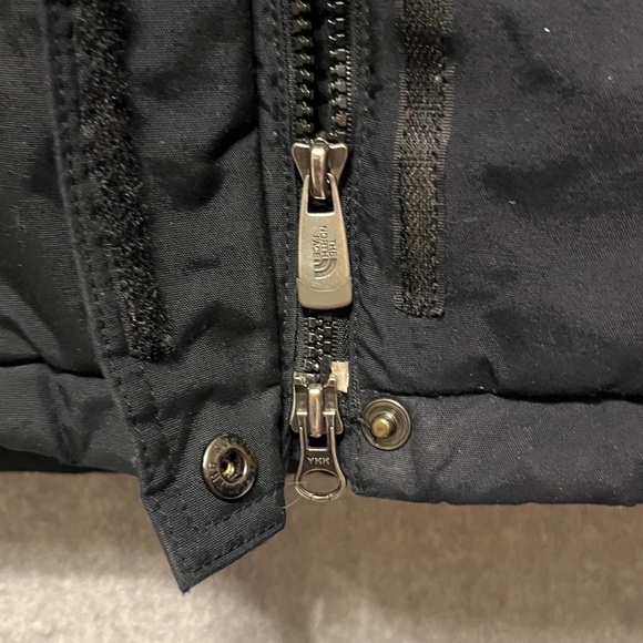 The North Face Goose Down 550 Hood Parka Jacket Black Women's Size Medium nylon - Picture 9 of 16